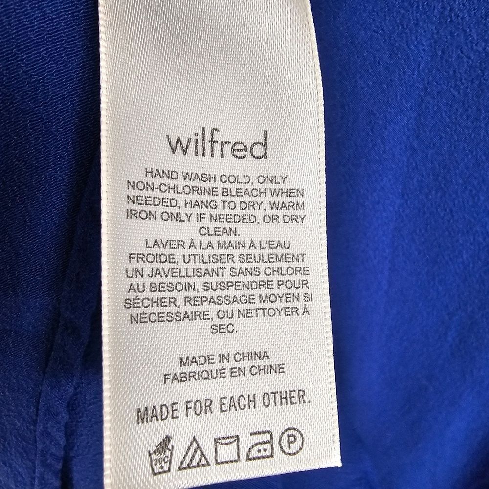 Aritzia Wilfred Bellow Dress in Navy - Size 4 - Picture 8 of 12